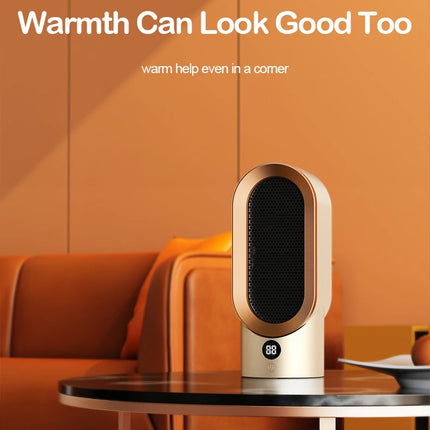 Portable Heater Electric Fan Heater Mini Radiator Desktop Warmer Machine For Winter PTC Ceramic Heating For Home Bedroom Office