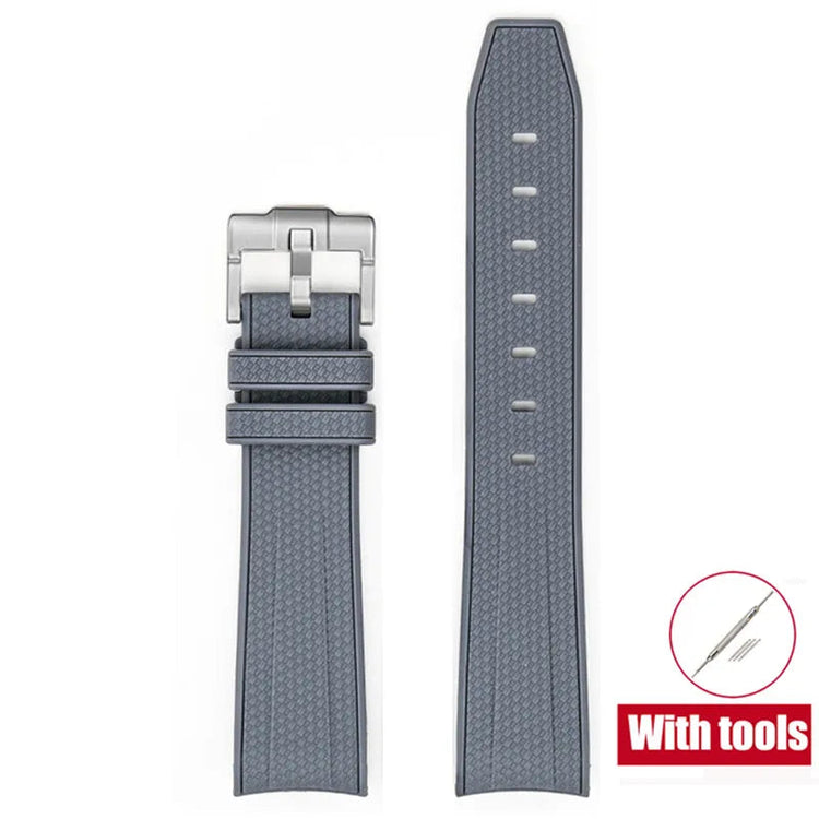 Cinturino in gomma per Swatch X Omega Joint MoonSwatch Cinturino sportivo impermeabile da 20 mm Cinturino con estremità curva in silicone per uomo donna platinumshop