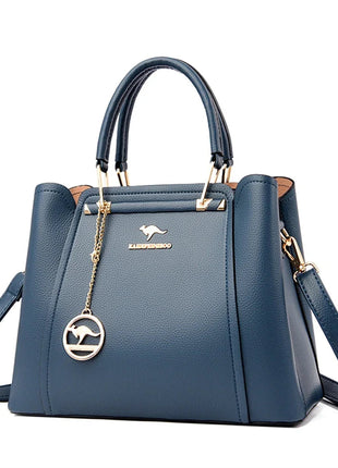 2024 Luxury Women Designer 3 Layers Shoulder Crossbody Sac Ladies Large Capacity Leather Handbags Shopper Brand Messenger Totes PlatiNum