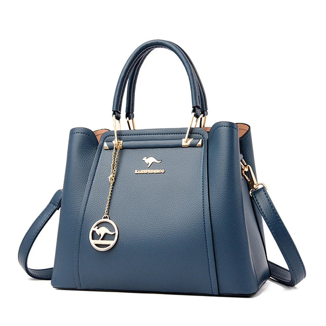 2024 Luxury Women Designer 3 Layers Shoulder Crossbody Sac Ladies Large Capacity Leather Handbags Shopper Brand Messenger Totes PlatiNum
