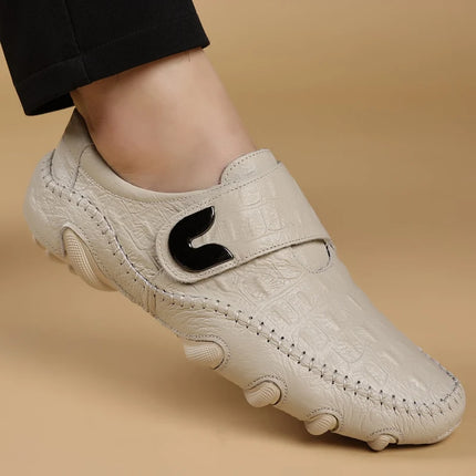 Mocassini Estivi da Uomo per Matrimonio, Scarpe Eleganti da Passeggio, Mocassini da Guida, Nuovi Arrivi Scarpe Casual da Uomo in Pelle Spaccata Slip-on, Scarpe Basse da Uomo
