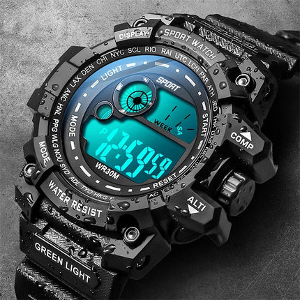 Nuovi uomini LED orologi digitali luminosi moda Sport orologi impermeabili per uomo data esercito orologio militare Relogio Masculino platinumshop