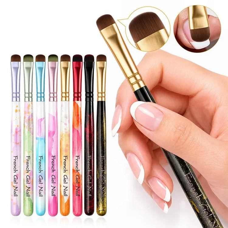 8 Styles Multi Color Gel Nail Art Brushes Professional Painting Tools For Gel Nail Extension Acrylic Nails Builder Nail Accessories 2027