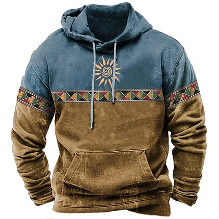 Vintage Totem Autumn Sweatshirt 3D Print Hoodies Loose Men/WOMEN Hoodie Holiday Hoodie Long Sleeve Coat Men Clothing