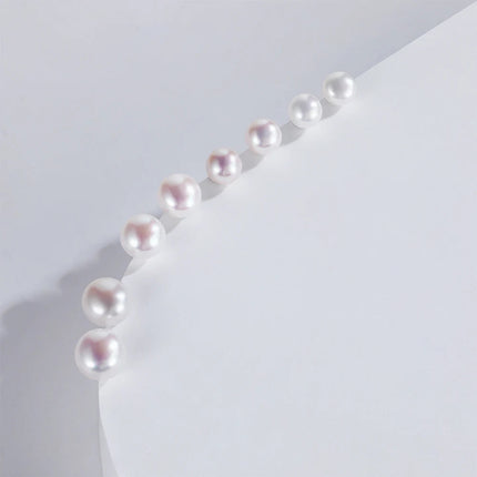 Orecchini a Perno con Perle Naturali d'Acqua Dolce per Donne, Argento Sterling 925, Gioielli Semplici e Colorati con Perle Selezionate a Mano platinumshop