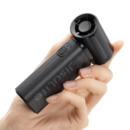 Ventilatore Portatile JISULIFE Life9, Potenza Turbo ad Alta Velocità [18 Ore di Raffreddamento Massimo], 5 Velocità del Vento, Ricaricabile 5000mAh, Design Mini Tascabile, Ventilatore Personale per Viaggi, Concerti, Campegg