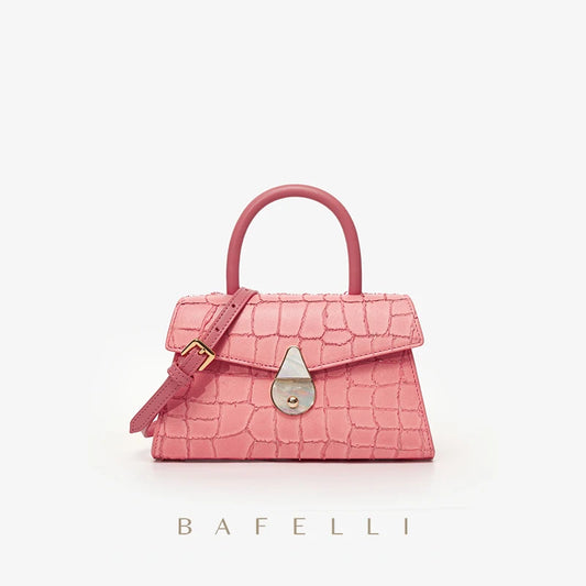 BAFELLI Borsa tote in vera pelle per donna 2025 Borsa in pelle di pecora naturale Borse a tracolla moda Borsa a tracolla femminile Lady