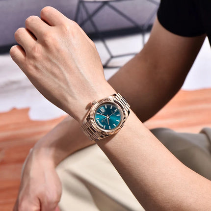 PAGANI DESIGN 2026 Nuovo Orologio con Calendario Settimanale, Movimento Seagull ST16, Impermeabile 100M, Orologio Automatico di Lusso da Uomo, Vetro Zaffiro, Acciaio Inossidabile 316L