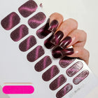 Semi Cured Wraps Fast Gel Nail Sticker Soild Nail Gel Wraps Adhesive Full Cover Gel Nail Decal UV Lamp Cured Manicure Decoration