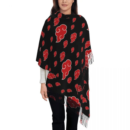Neji Cloud Japanese Anime Shawl Wraps Women Winter Long Soft Scarf Pashmina Tassel Scarves