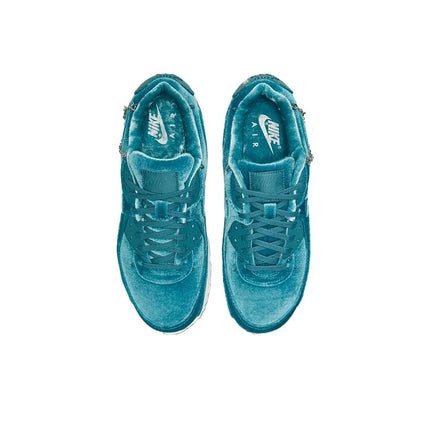 Nike Air Max 90 Split Suede Scarpe da Corsa Casual a Profilo Basso per Donna Verde Lago DO2194-001