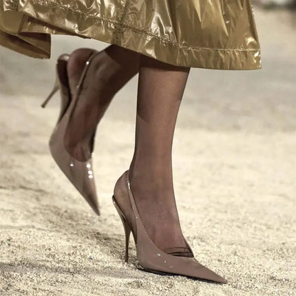 Scarpe per le donne 2026 Sandali da donna con tacco alto 9,5 cm Taglia 34-43 Scarpe da donna estive a punta di nuova moda Sandalias De Mujer