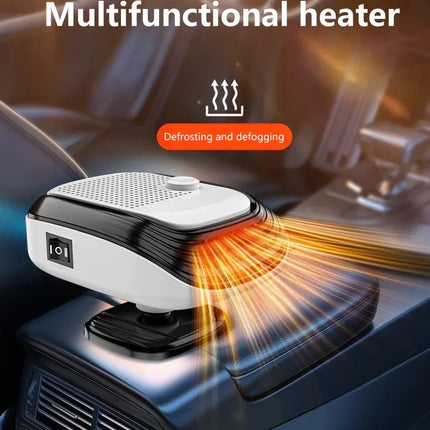 360° Rotation Winter Fast Car Heater 12V/24V Car Heater Fan Large Blowing Area Adjustable Wind Speed Windshield Defogging 2026