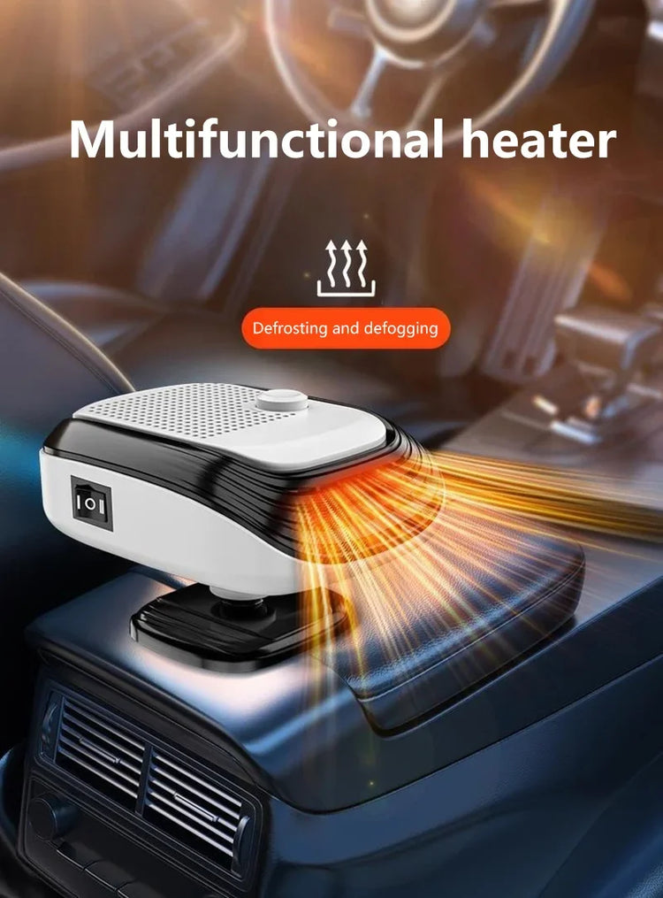 360° Rotation Winter Fast Car Heater 12V/24V Car Heater Fan Large Blowing Area Adjustable Wind Speed Windshield Defogging 2026