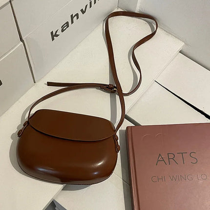 Womens Small Messenger Bag Solid PU Leather Shiny Shoulder Bag Fashion Saddle Bags Flip Buckle Phone Coin Purse Lipstick Storage PlatiNum