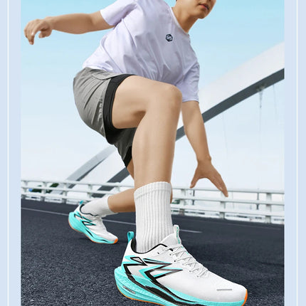 2026 NEW Men Sports Running Shoes Off Marathon Breathable Light Comfortable Women Athletic Sneakers Jogging Tenis Air Cushion PlatiNum