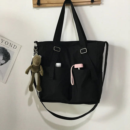 Waterproof Oxford Large Capacity Women Handbag Shoulder Bag Female Crossbody Bags for Women Casual Tote Bag PlatiNum