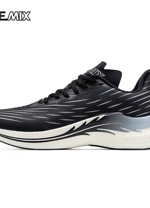 Onemix 2025 nuove scarpe da corsa veloci traspiranti uomo maratona sport casual scarpe sportive da donna uomo leggero corda per saltare all'aperto fitness PlatiNum