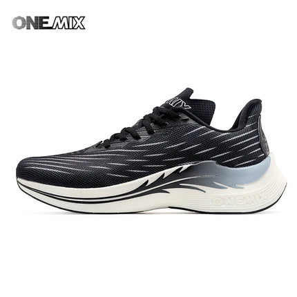Onemix 2025 nuove scarpe da corsa veloci traspiranti uomo maratona sport casual scarpe sportive da donna uomo leggero corda per saltare all'aperto fitness PlatiNum