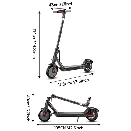 Monopattino Elettrico Pieghevole SUNNIGOO N7PRO 350W per Pendolarismo Urbano, in Lega di Alluminio, Pneumatici da 8.5'', Batteria al Litio 36V 10.4AH con App, Monopattino per Adulti e Studenti, Regalo, Leggero e Pieghevole pe
