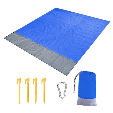 2022 telo mare oversize tappetino senza sabbia spiaggia antivento impermeabile coperte da Picnic tappetino da spiaggia tasca oversize Picnic 4 ancora