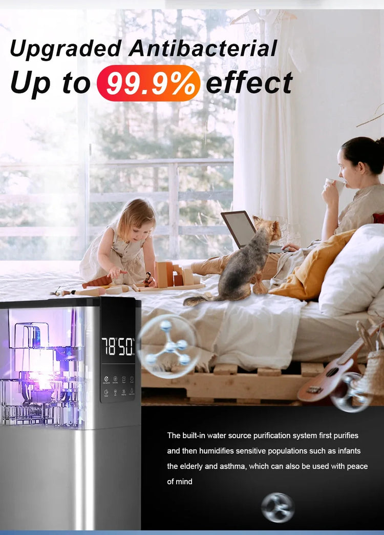 13L Nebbia Calda Umidificatore Ad Ultrasuoni Aria Muto Umidificatore Commerciale Supermercato Frutta Fresco-Mantenere Mist Maker Umidificatore UV 110 V-240 V