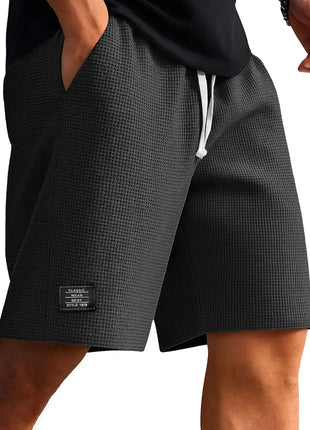 Pantaloncini Casual Jacquard da Uomo, Stile Harajuku, Tinta Unita, Pantaloni Corti alla Moda, Abbigliamento Retrò da Uomo, Streetwear Nuovo platinumshop