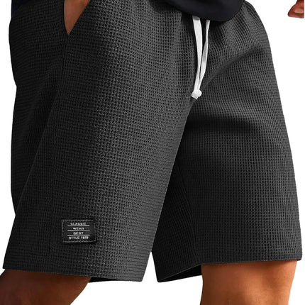 Pantaloncini Casual Jacquard da Uomo, Stile Harajuku, Tinta Unita, Pantaloni Corti alla Moda, Abbigliamento Retrò da Uomo, Streetwear Nuovo platinumshop