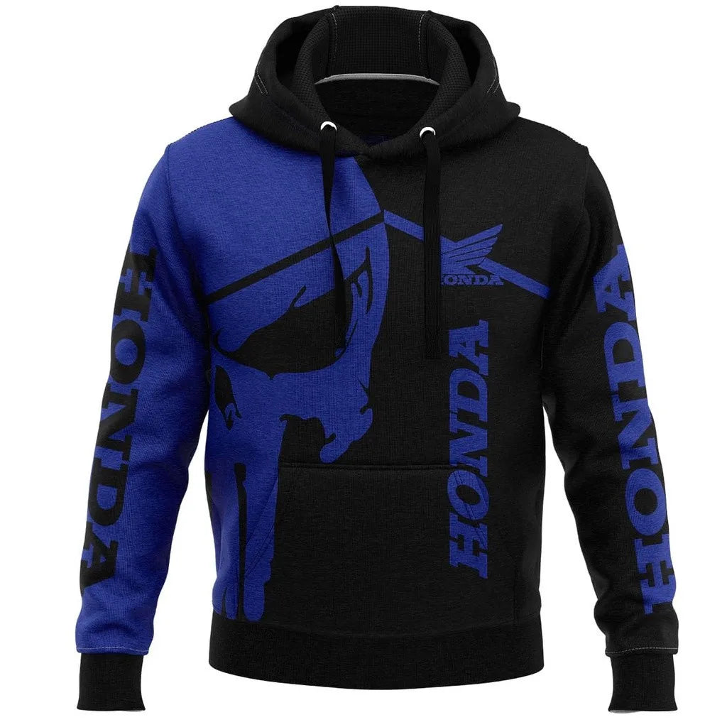 2025 Best-Selling Fashionable And Comfortable Honda Motorcycle Hoodie Gp3D Printed Pullover Sweatshirt Warm Top P18MMU9JZQKA7FZT