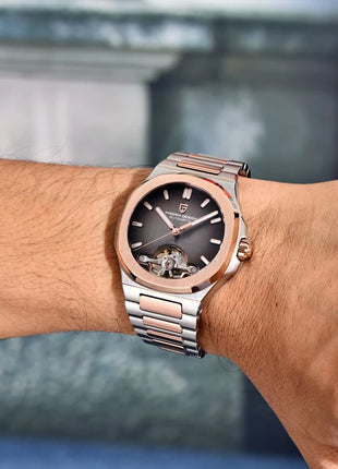 Nuovo Orologio da Uomo PAGANI DESIGN 2026 con Tourbillon Scheletrato, Orologio Automatico di Lusso di Alta Gamma per Uomo, Elegante Orologio da Polso Meccanico Sportivo