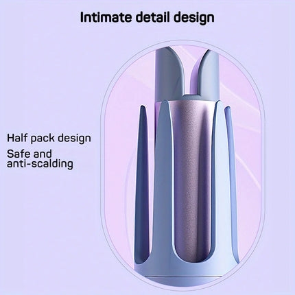 Automatic Rotating Hair Curler 32mm Ceramic Barrel, Professional Wavy Hair Styling Tool for Daily & Party Hairstyle