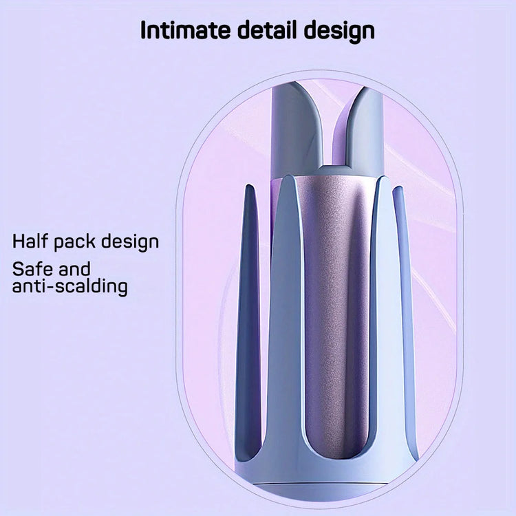 Automatic Rotating Hair Curler 32mm Ceramic Barrel, Professional Wavy Hair Styling Tool for Daily & Party Hairstyle