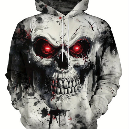 Autumn Skull and Rose 3D Print Hoodies Men Women Fashion Casual Sweatshirts Oversized Hoodie Pullovers Tracksuit Clothing