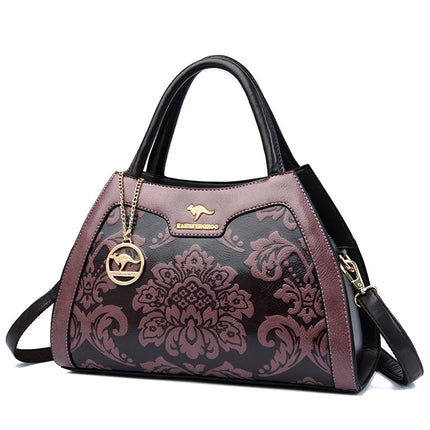 New Women Bag Luxury Designer Cowhide Handbags for Women Famous Brands Crossbody bag for Women Leather Shoulder Bags Sac a main PlatiNum