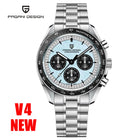 PAGANI DESIGN PD1701 Orologi da uomo di lusso in oro Orologi da polso al quarzo Cronografo VK63 Orologio da uomo AR Orologio con specchio in zaffiro Regali