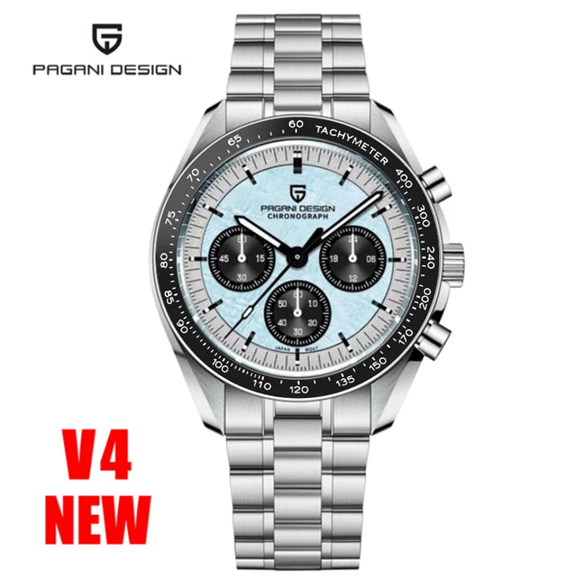 PAGANI DESIGN PD1701 Orologi da uomo di lusso in oro Orologi da polso al quarzo Cronografo VK63 Orologio da uomo AR Orologio con specchio in zaffiro Regali