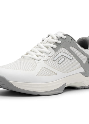 FitVille Scarpe da pickleball larghe da uomo Scarpe da tennis Scarpe da tennis da cancha intera con supporto per l'arco plantare Scarpe sportive leggere antiscivolo