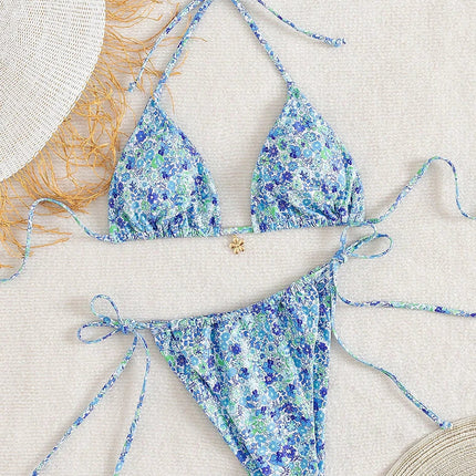 Costume da bagno donna micro bikini sexy 2026 Trend bikini perizoma in due pezzi Set costumi da bagno donna con lacci da spiaggia per costume da bagno donna PlatiNum