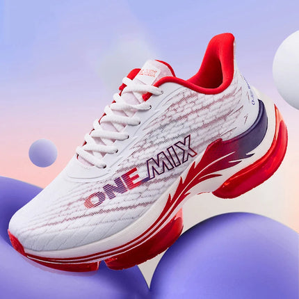 ONEMIX Scarpe da corsa con cuscino d'aria per donna Scarpe da ginnastica estive leggere con superficie in mesh traspirante Scarpe sportive per fitness all'aperto PlatiNum