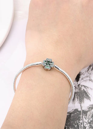 Nuova Serie di Bracciali a Osso di Serpente in Argento Puro 925% con Charm 'Amore Eterno' e Catena di Sicurezza, Gioielli da Donna PlatiNum
