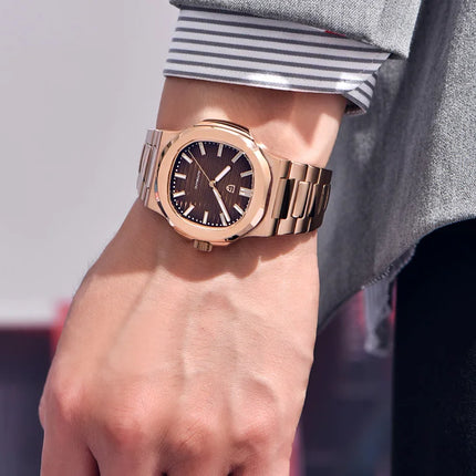 PAGANI DESIGN 2026 Nuovo Orologio da Uomo con Movimento Seagull ST16, Orologio Meccanico Automatico di Lusso, Vetro Zaffiro AR, Acciaio Inossidabile 316L, Impermeabile