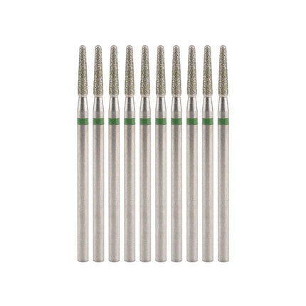 10Pcs Diamond Milling Cutter For Manicure Electric Nail Drill Bits Accessory Pedicure Machine Nail File Gel Remover Tool uñas Accesorios Y Herramientas