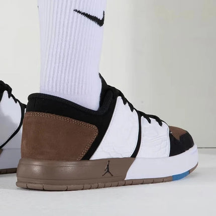 Scarpe da ginnastica da donna Nike Classic Jordan Series durevoli e versatili, nuove scarpe basse Jordan Nu Retro 1 Low Gs, stile Melard adatte per pendolarismo all'aperto e abbigliamento casual, scarpe da donna, modello di s platinumshop