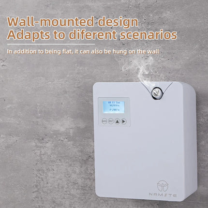 NAMSTE Diffusore di oli essenziali per la casa con macchina per l'aria profumata con tecnologia intelligente Spruzzatore per deodoranti per aromaterapia Bluetooth WiFi