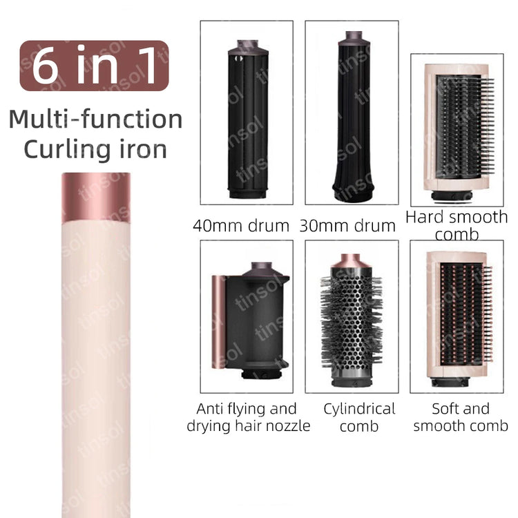 7-in-1 Multifunctional Hair Dryer 110,000 RPM High-Speed Hair Care Negative Ion Hair Dryer Quick Drying, Automatic Curling Set