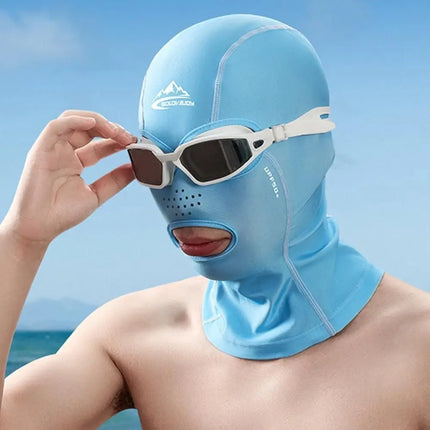 High Quality New Women Men Neoprene Swimming Cap Sun Protection Diving Caps Surf Cover Head Diving Beach Swim Mask