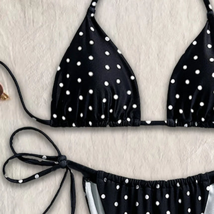 Micro Bikini Sexy da Donna 2026, Costume da Bagno a Pois, Set Bikini Brasiliano, Perizoma, Biquini, Costumi da Bagno a Stringa, Abbigliamento da Spiaggia Femminile
