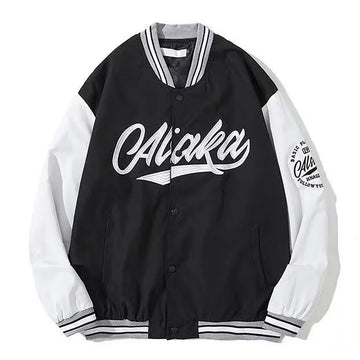 2024 American New Fashion Trend Baseball Uniform Y2K Gothic Harajuku Vintage Baggy Heavy Industry Embroidery Lovers Hip Hop Coat