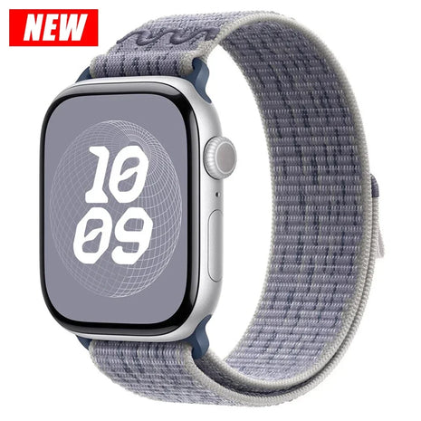 Cinturino in nylon per Apple Watch Ultra 3 49mm, bracciale iWatch 11 10 9 8 7 6 5 4 SE Sport NUOVO Design 42-46mm 45mm 44mm 41mm