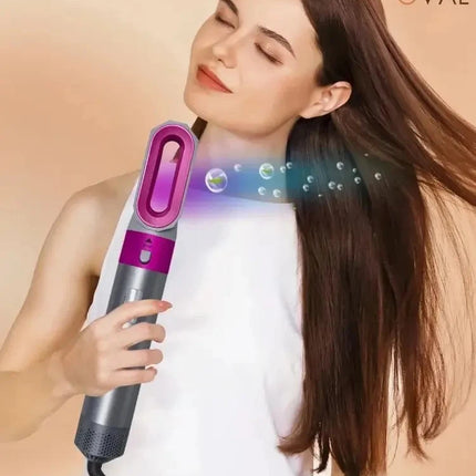 5 In 1 Multi Styler New Design Hair Dryer for Hair 5 in 1 Styler with Curling Barrel Hot Air Brush Styling Tool MultiStyler